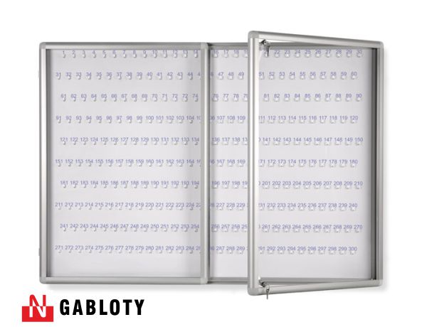 gablota aluminiowa na klucze